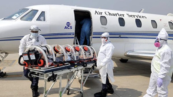 Aeromedical charter aircraft
